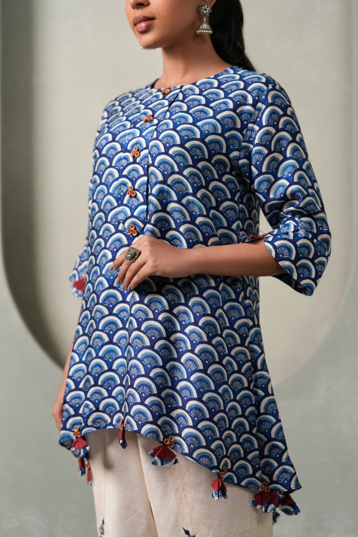 Varnika 2-Piece Co-ord Set with Latkans