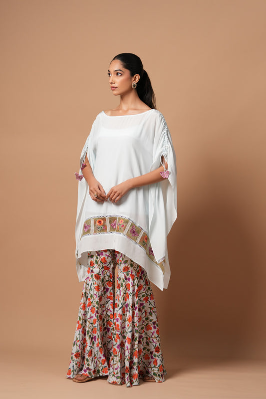 Pankhira 3-Piece Co-ord Set in Ice - Ice Blue