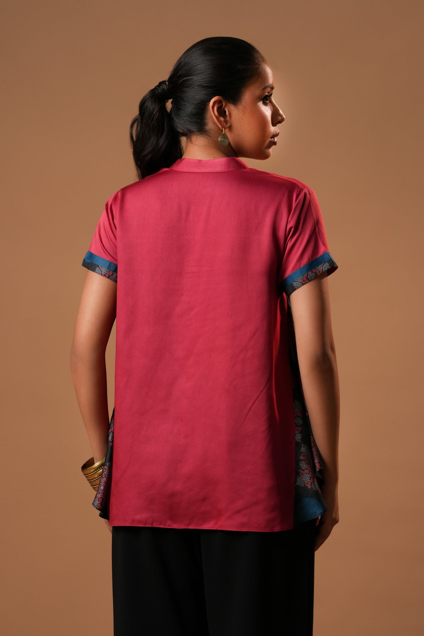 Gulraas Printed Top with Dori Latkan