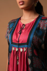 Gulnisa Printed Top with a Tie-up