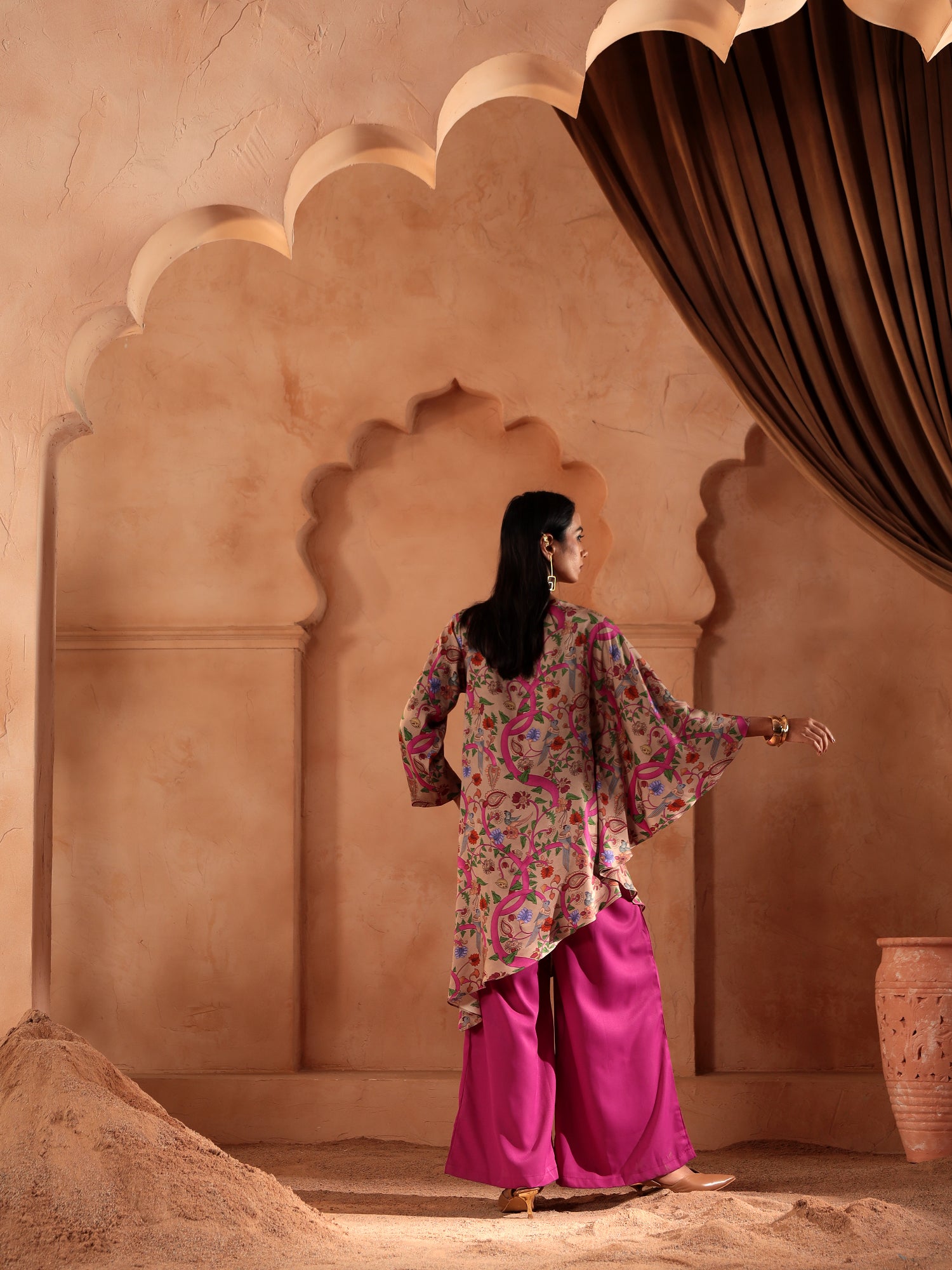 Ayla Asymmetric Kaftaan