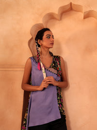 Aafreen Button Top Set